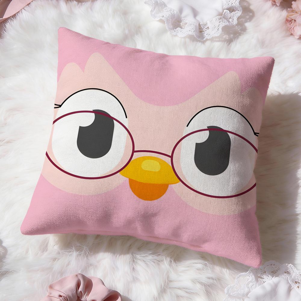 Brand D-DuolingoS Cushion Cover Premium Comfort Reversible Pillow Cove -Two In One Design for Any Room & Car Interior