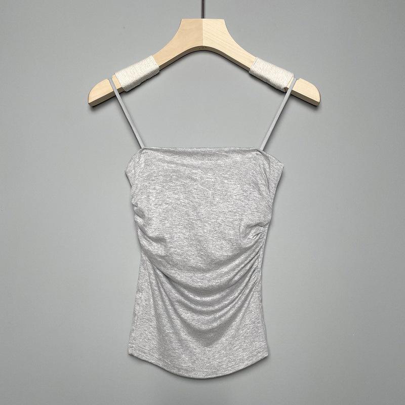 

Тонкий камзол без спины Dongdaemun с нагрудными подушечками - Сексуальный и нежный дизайн для женщин One Size