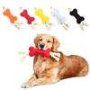 Felt Dog Bone Toy for Chewing and Teeth Cleaning Durable Pet Chew Toy for Small and Medium Dogs Multi-Color