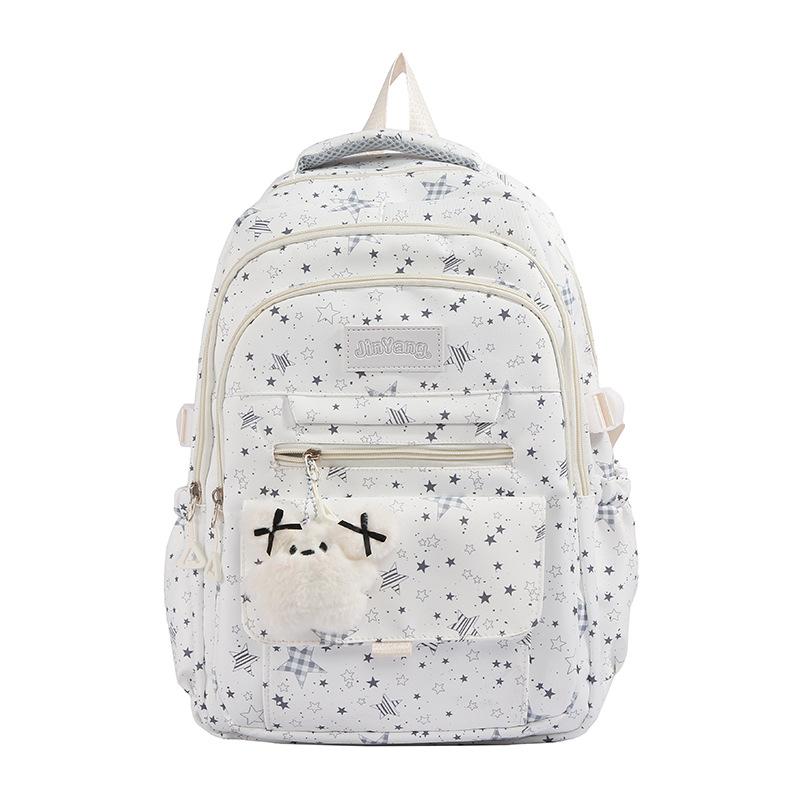 Zaino scolastico Zaino di alto valore per ragazza Zaino da viaggio leggero Zaino per studente delle superiori Zaino per studente delle medie Zaino casual versatile per ragazze di grande capacità