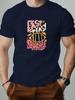 Mens Cotton Tshirt EASY PEASY SAUEZY Summer Round Neck Short Sleeve Graphic Breathable Fashion Casual Tshirt