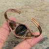 Pietersite Bangle Gemstone Cuff Bracelet Electroformed Copper Bangle Adjustable Cuff Bracelet Handmade Electroformed Jewelry Gifts For Her