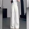 Patchwork Lace Loose Wide Leg Pants for Women Spring/Summer Design Hollow Casual Wide Leg Pants