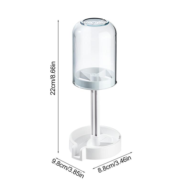 Toothbrush Holders With Cover 3 Slots Toothbrush Holder Stand Shower Toothbrush Holder Bathroom Gadgets Toothbrush Organizer For
