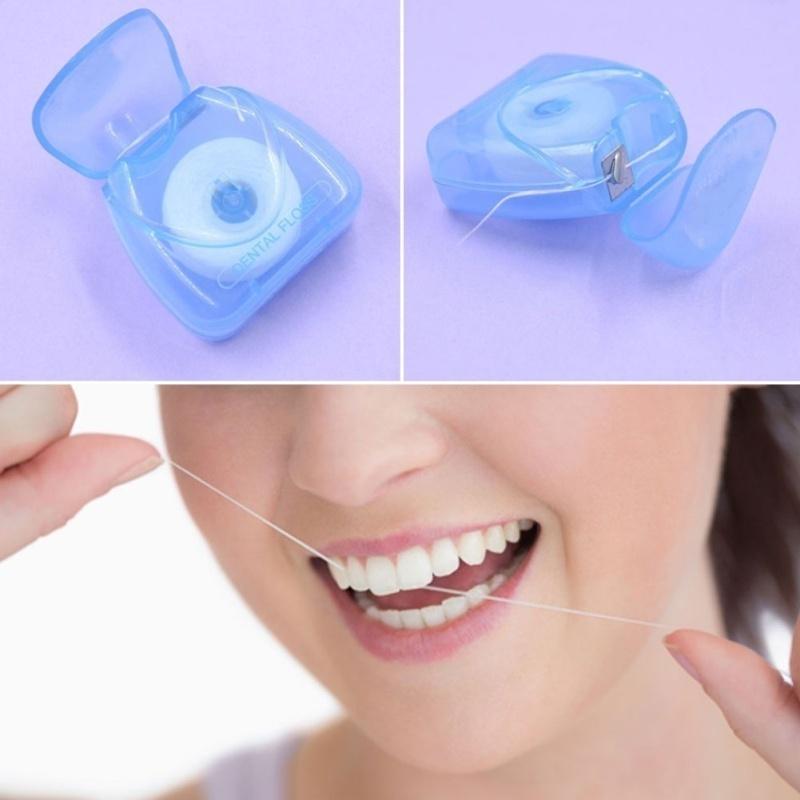 50m Portable Dental Floss Care Picks Tooth Cleaner Health Hygiene Supplies