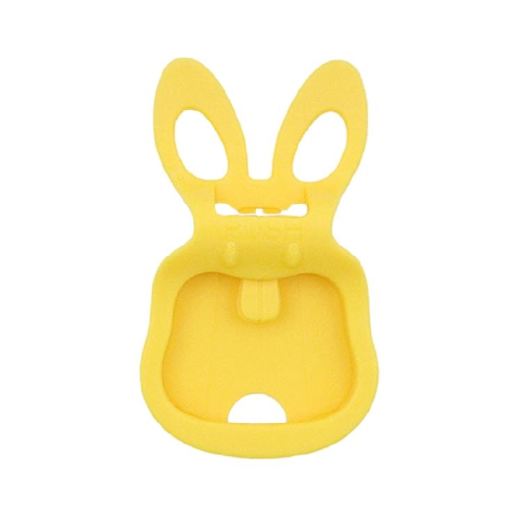 

Practical Rabbit Head Shaped Sodas Can Opener Plastic Opener Bottle Lid Lifter With Ergonomic Grip For Daily Use жёлтый
