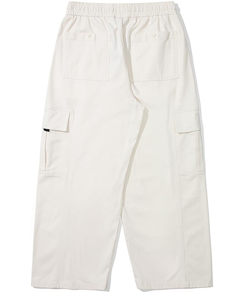 COLUMBIA UNIVERSITY M-Label Wide-Fit Cargo Pants Cream