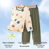 Miqi Bear Boys' Thin Cotton Home Wear Pajama Set