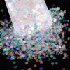Blue Light Irregular Sequin Flakes for DIY Nail Art and Jewelry