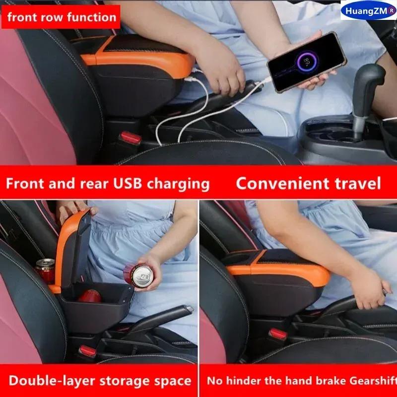 For Nissan March Micra K13 Armrest Box For Nissan Sunny Car Armrest Arm Storage Box Retrofit Parts Car Accessories 2010-2023