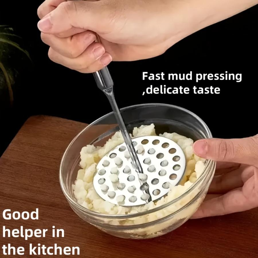 New Stainless Steel Potato Masher, Household Kitchen Sweet Potato and Potato Masher, Baby Food Tool, Kitchen Gadget