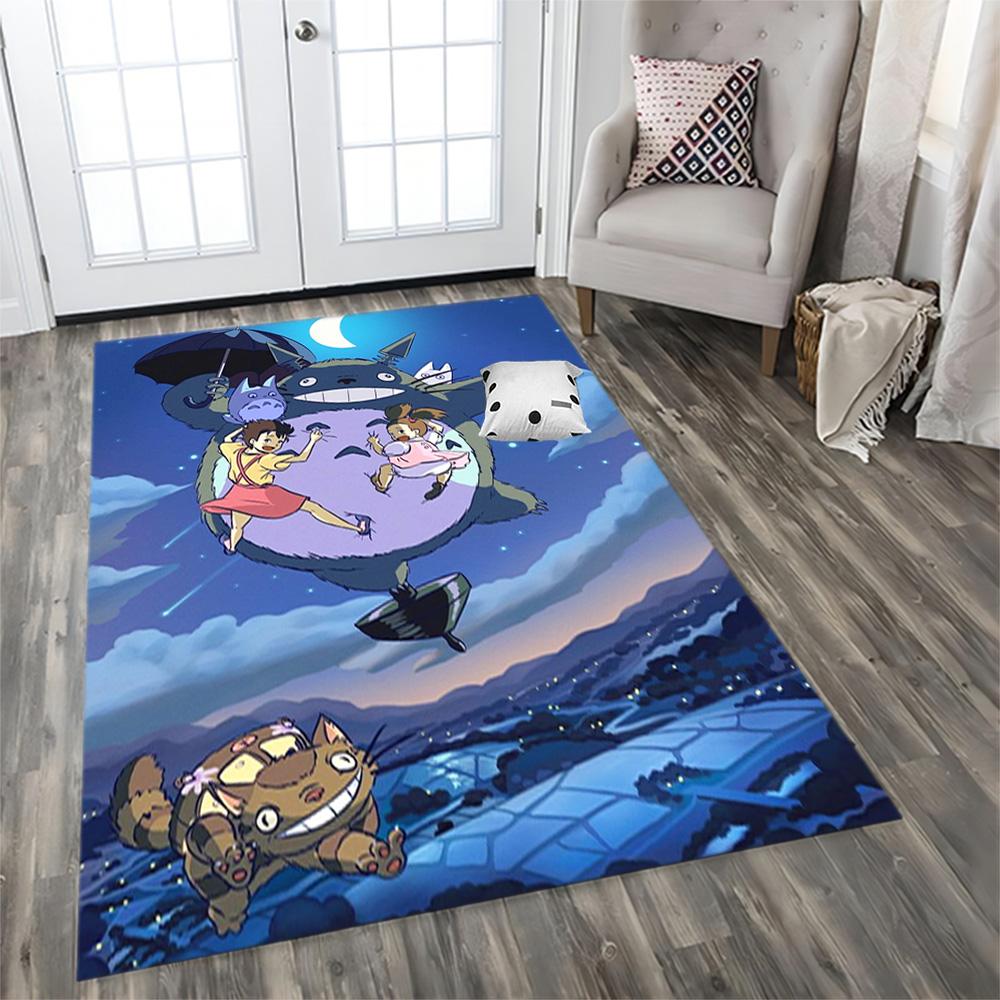 My Neighbor Totoro Fantasy for Living Room Rug, Bedroom, Study Room, Hallway Decoration, Perfect for Home Decoration or Holiday Gifts