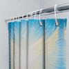 Blue Ray Shower Curtain Abstract Ocean Wave Pattern Bathroom Decor Waterproof Modern Art Home Textile Premium Quality
