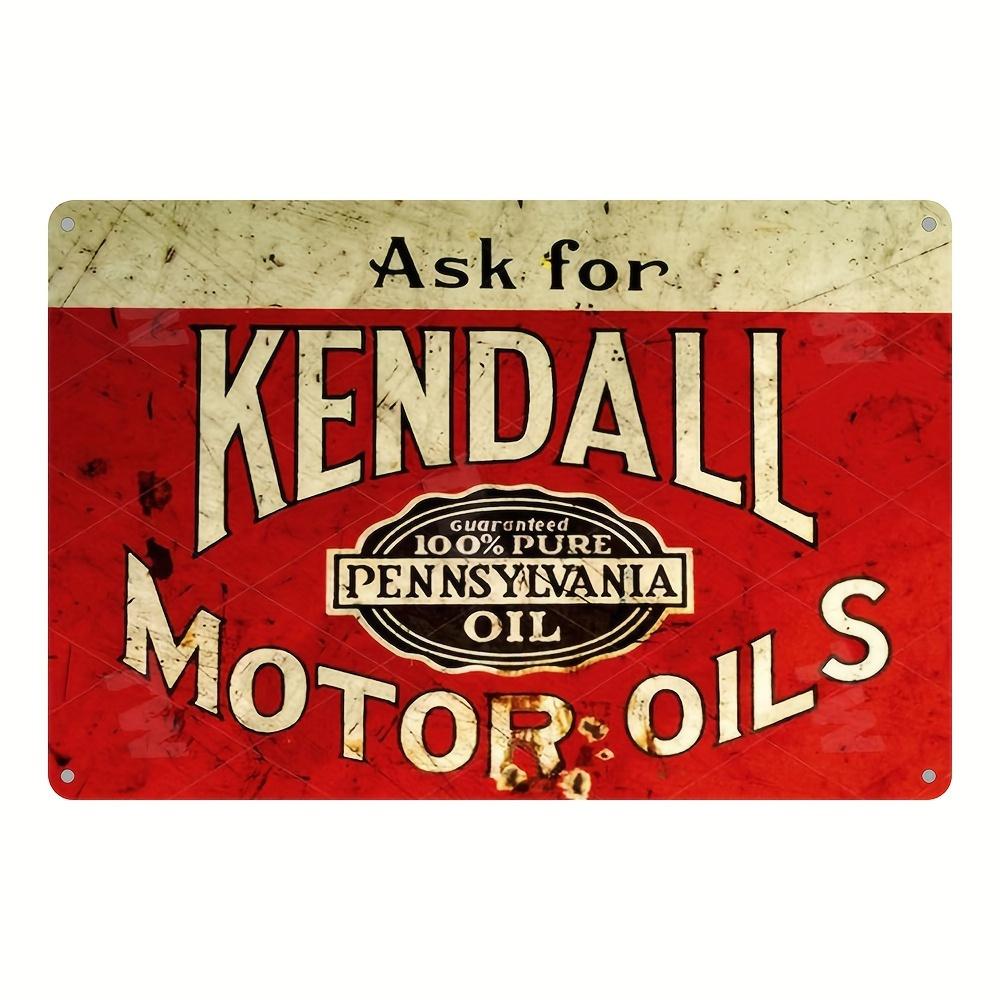 Vintage Texaco Motor Oil Metal Aluminum Sign Retro Decorative Plate Wall Art for Home Living Room Porch, Bar, Cafe, Garage De