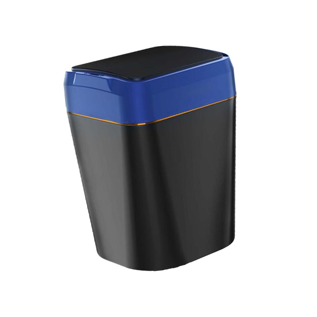 Electric Garbage Bin Intelligent Induction Trash for Living Room black