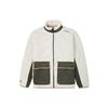 Converse Velvet Jackets Men's White Stand Collar Moderate (Unisex) Velvet Jackets 10021937 A05