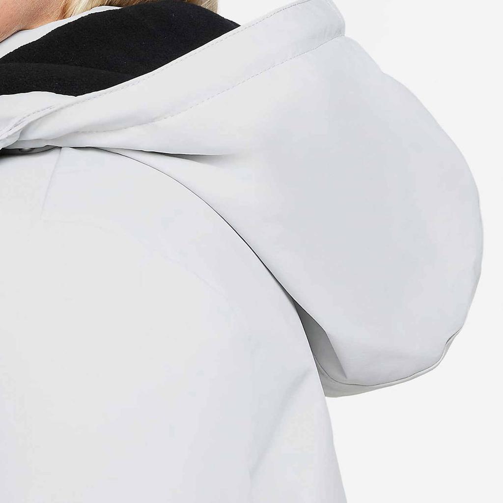 Jordan Logo Solid Color Long Sleeve Hooded Down Jacket Kids Outerwear White DO3633-225