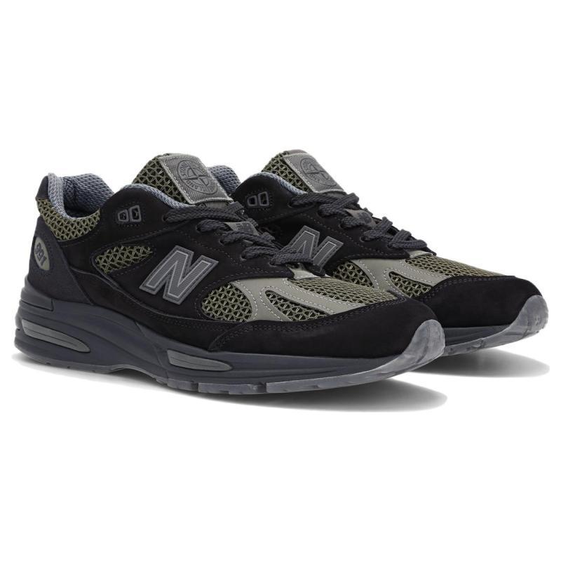 New Balance 991v2 'Stone Island Black Grey' Sneakers Sneakers U991SD2