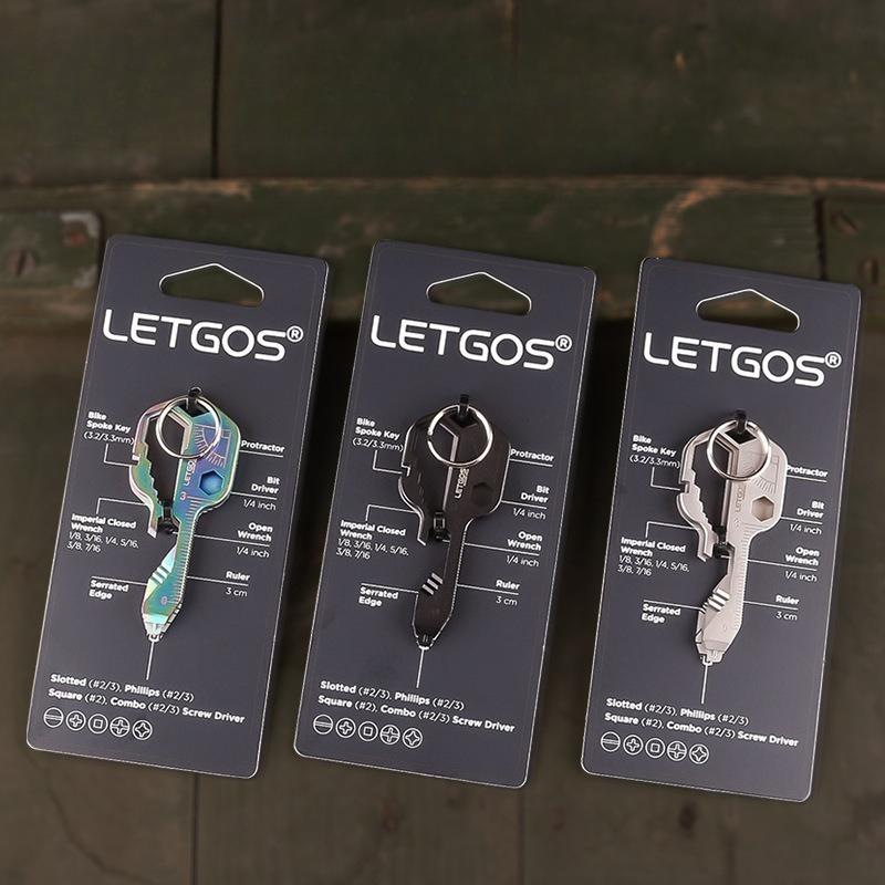 Stainless Steel EDC Key Tool Card, Creative Portable Accessory, Bottle Opener, Mini Multi-functional Screwdriver Wrench