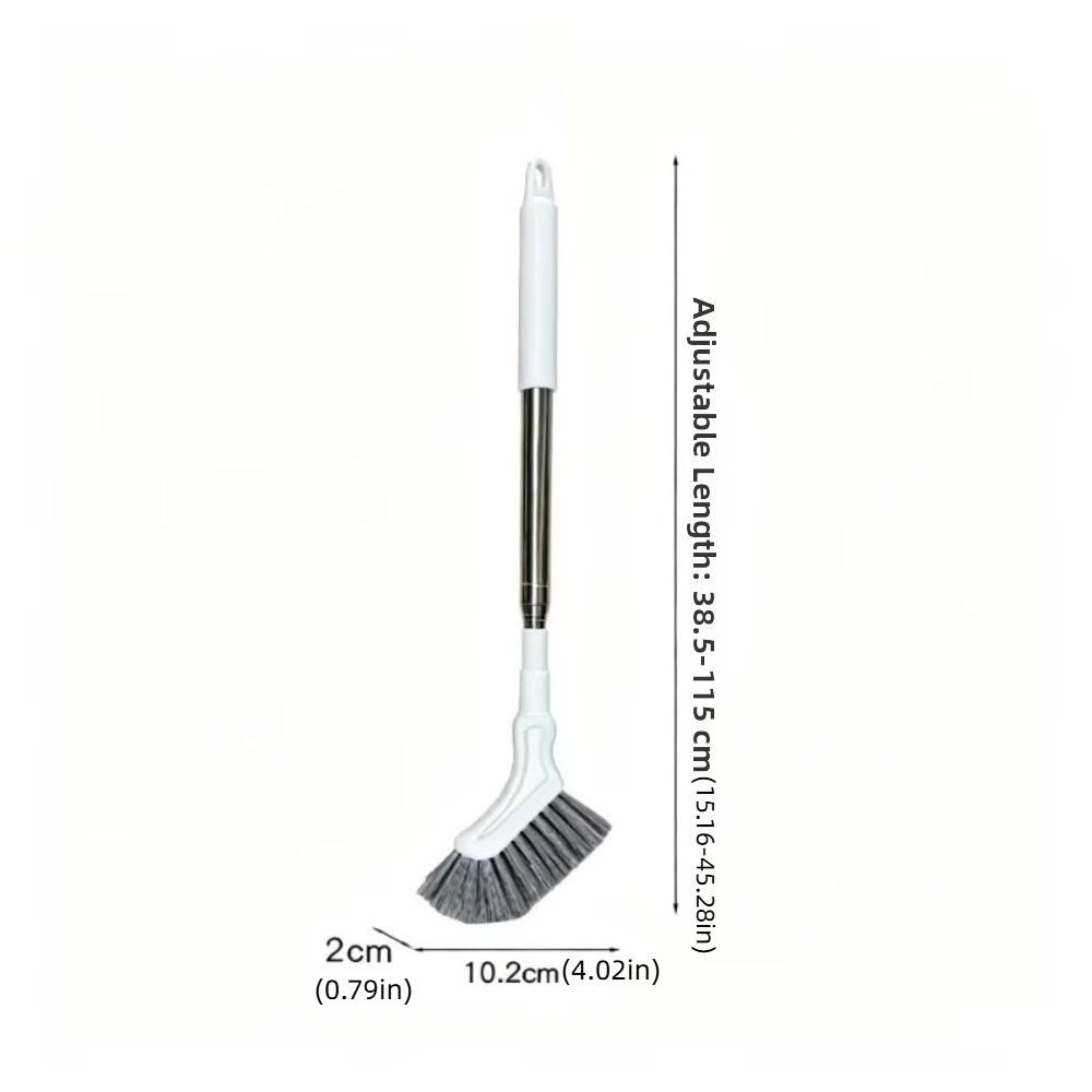 Long Handle Toilets Brush L-shaped Brush Head Gap Cleaning Brush Floors Brush Kitchen