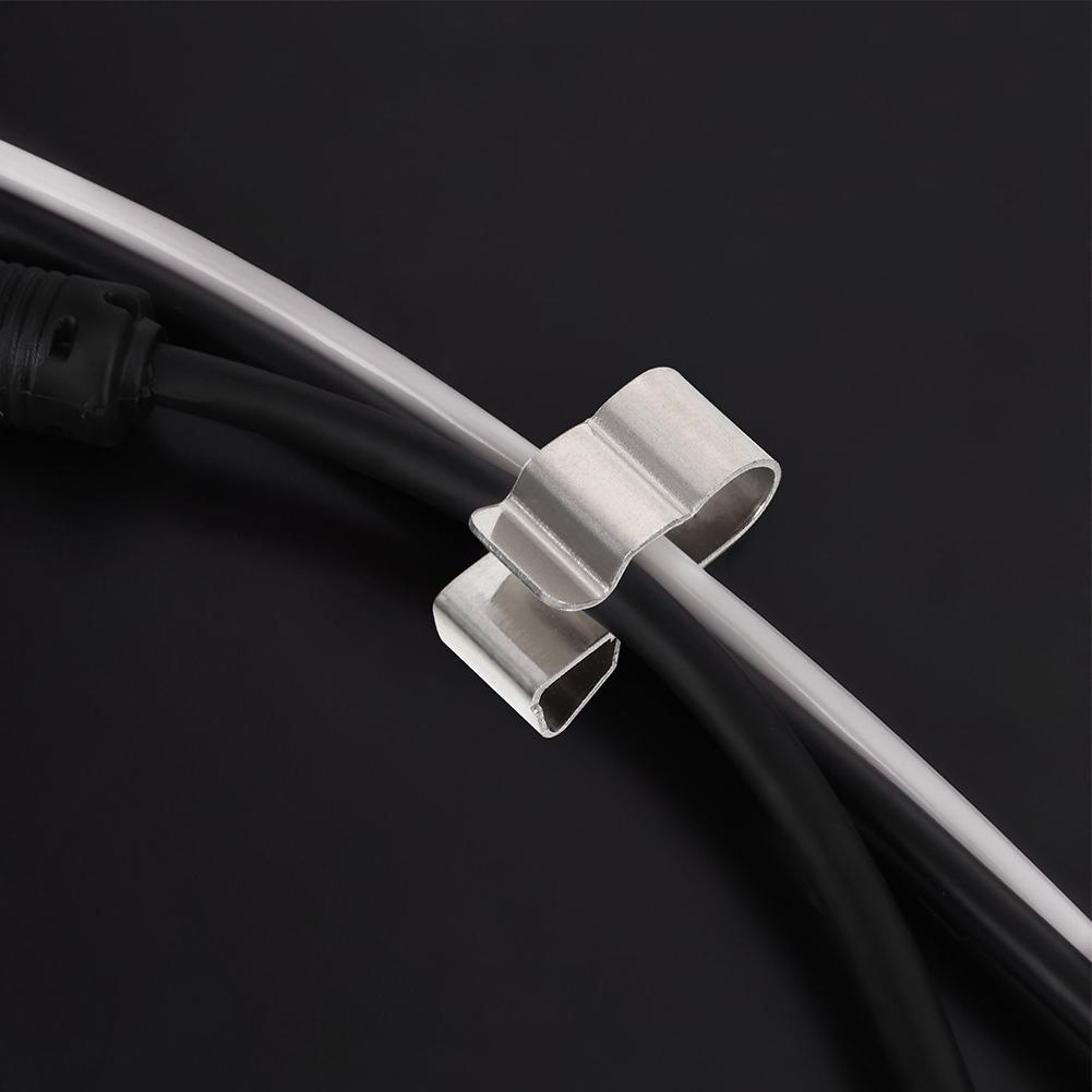 Solar Clip Cable Clamp Clamp Clip Silver Solar Module Cable Cable Clamp Fastener Manager Photovoltaic Solar Panel