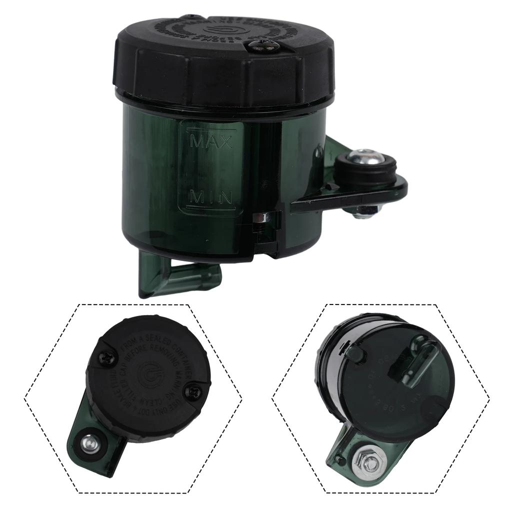 Čirá černá Motocyklová brzdová spojka Nádržka kapaliny hlavního válce Nádržka na olej Kompatibilní se všemi hlavními značkami motocyklů