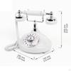 Desk Telephone Model Classic Rotary Dial Ornament Landline Phone for Birthday Special