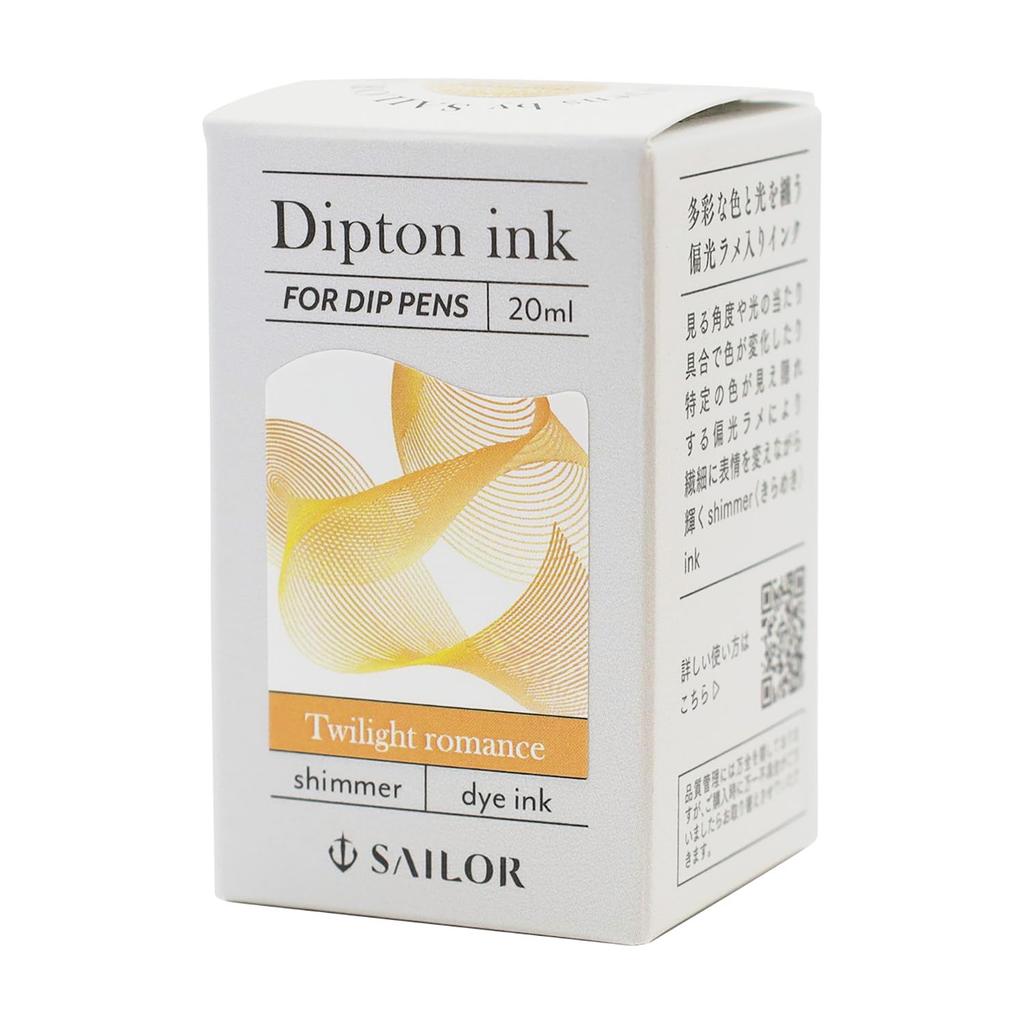Sailor Fountain Pen Bottle Ink Dipton Twilight Dye 20ml Romance/Shimmer Water-based 13-1700-206