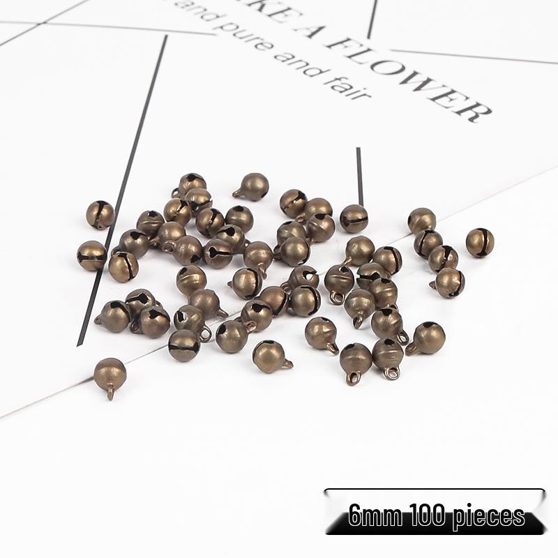 

Handmade Retro Copper Bell Charm for DIY Jewelry & Pet Accessories