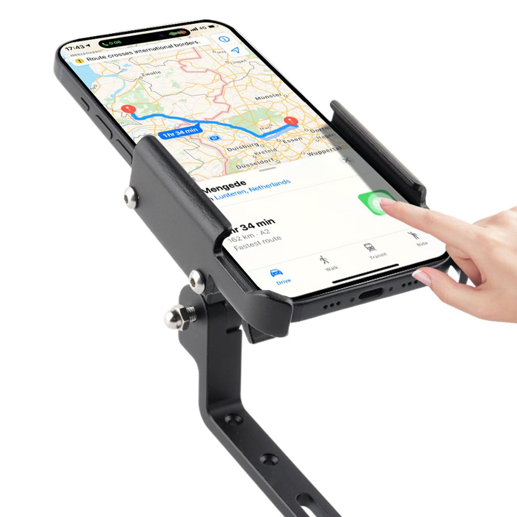 Bicycles Phone Cradle 360 Degree Rotatable Bikes Handlebars Phone Mount Bracket Bicycles Phone Stand Phone Holder Rack
