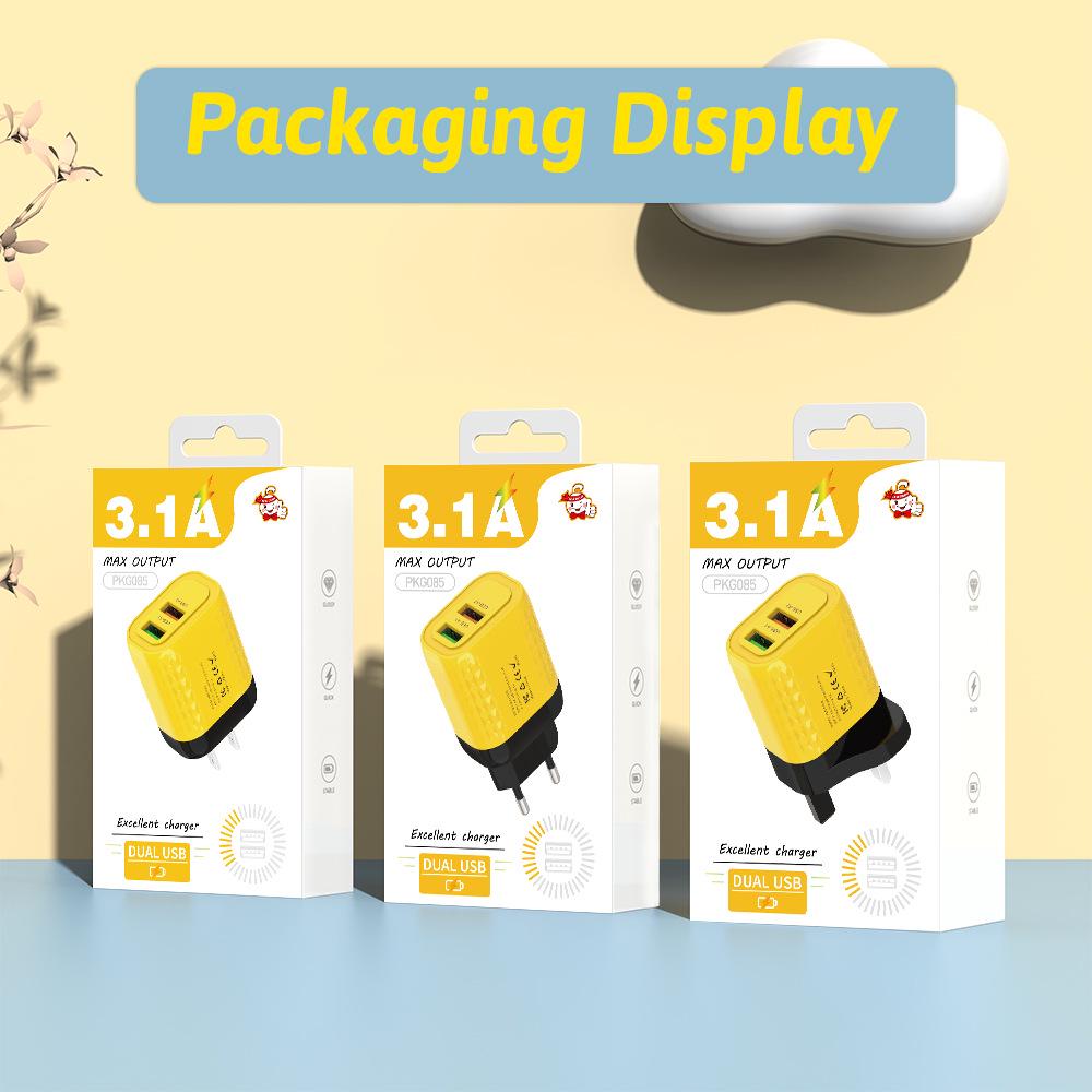 120W Dual USB Charger with PPS, Super Fast Charging, and Macaron Color Design