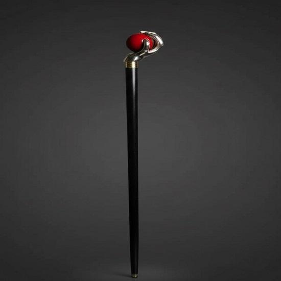

Морская трость Хромированная рукоять, стиль красного шара