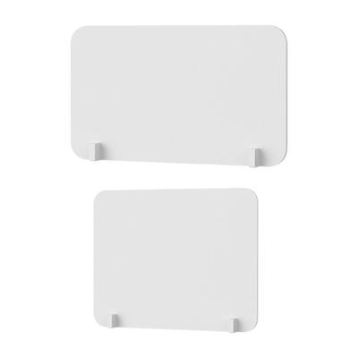 PVC Schreibtisch Trennwand Panel Board Guard mit Klemmen zur Trennung offener Arbeitsbereiche