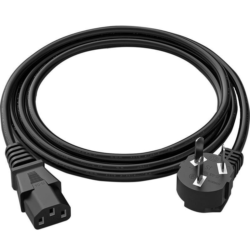 In-Stock 1.5m and 1.8m AC Power Cord with Figure-8 Connector for Rice Cooker, 3-Pin Plug, 3-Core, 1mm²