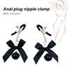 1Pair Breast Clamp Stylish Enjoyment Metal Nipple Screw Clip with Bell for Adult Men and Women