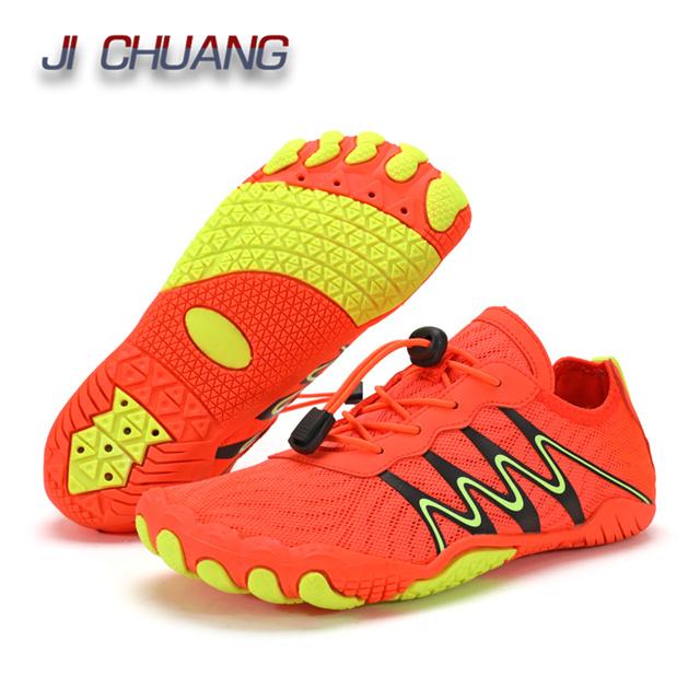 Summer Five Fingers Water Shoes Women's Aqua Shoes Summer Breathable Beach Sandals Quick Drying Water Shoes Men Anti Slip Surf
