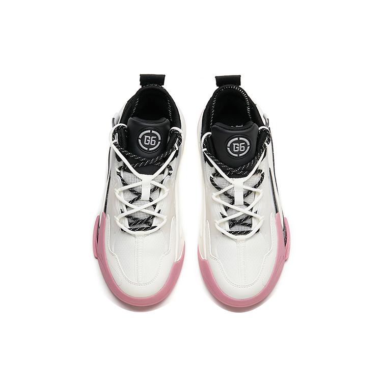 New Anta G6 Soup 2.0 Low Top Skateboard Shoes Women's White Black 122218082-2