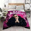 Bad Bunny Throw Flannel Throw Blanket: Soft Kid-Friendly Warm Anti-Static All Season Washable Couch Bed Home