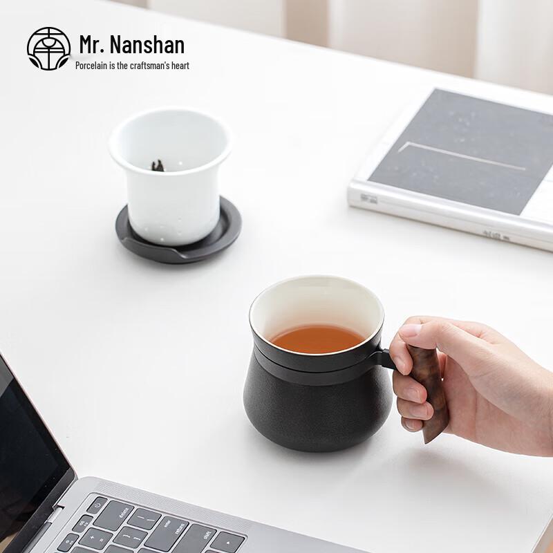 Zen Black Ceramic Personal Tea Cup