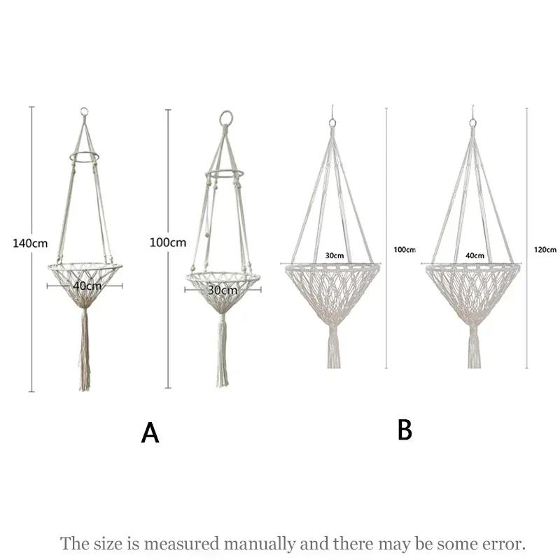 Cat Hammock Hanging Basket Swing Window Cute Pet Cat Hand-woven Cotton Rope Bed Kitten House Tent Pet Accessories