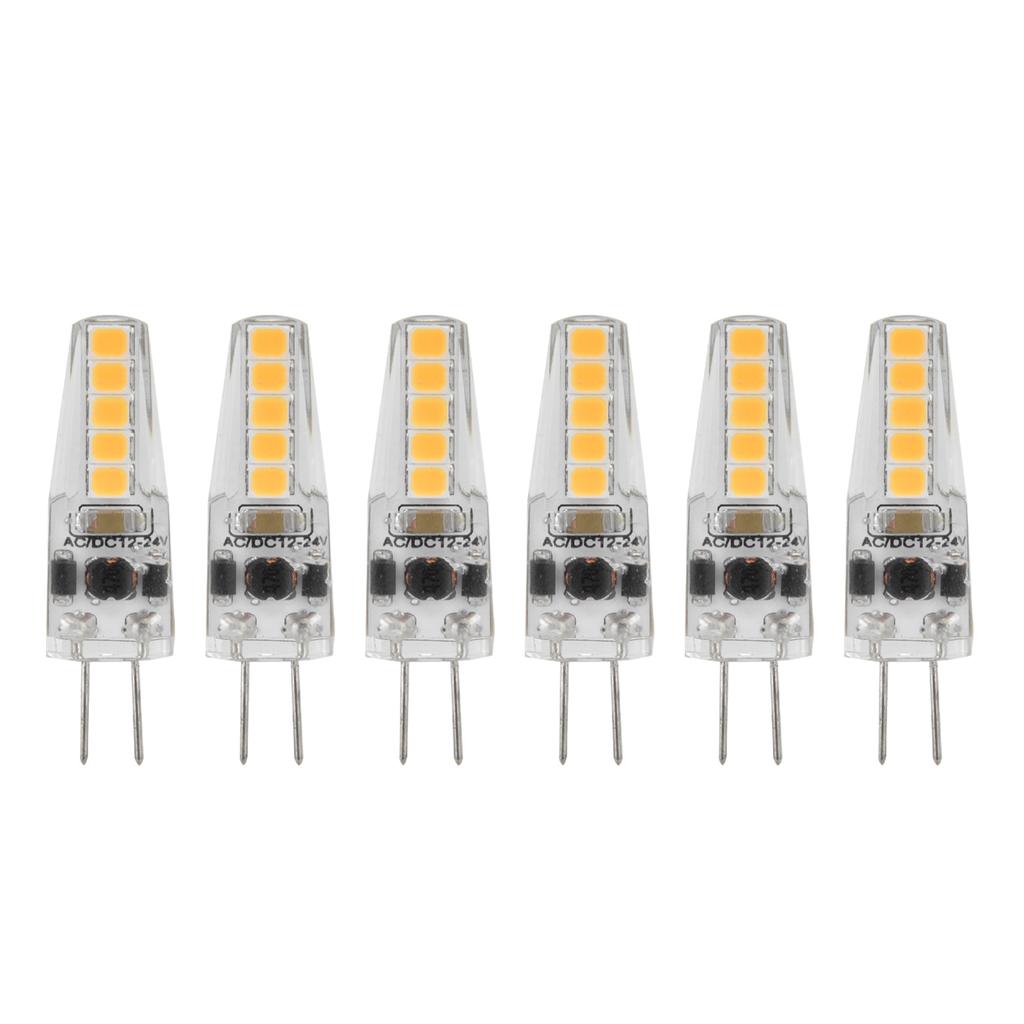 ZK40 10 Stück G4 LED-Lampen 2W Bi-Pin-Sockel Dimmbare Lampen für Kronleuchter Deckenleuchte Tischlampe 2700K AC 12‑24V