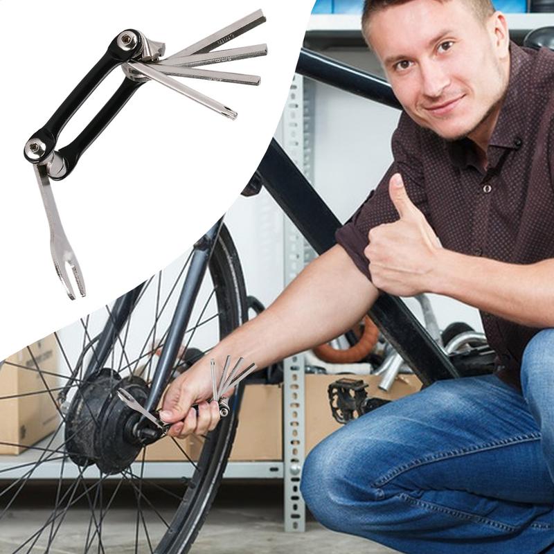 Bike Tool Kit Portable Bike Repair Tool Cycling Accessory Portable Vehicle Maintenance Set For Commute Cyclist Gravel Brake