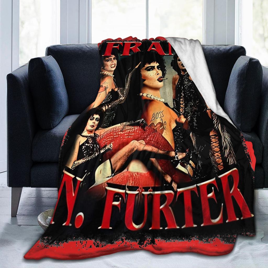 Frank N Furter Blanket Fleece Decoration The Rockys Horror Picture Show Super Warm Throw Blankets for Home Travel Bedding Throws