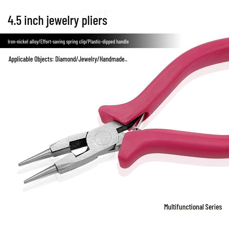 Multi-functional Mini Jewelry Pliers: Crimping, Needle Nose, DIY Beading & Wire Wrapping Tool