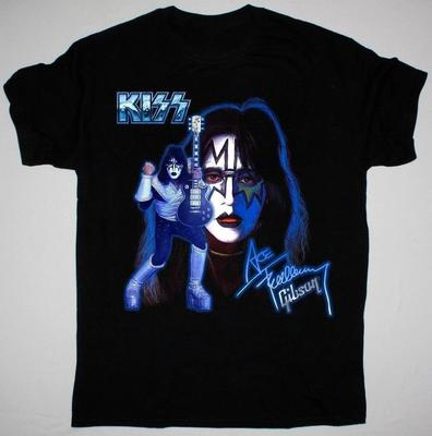 Rip Ace Frehley 1951 - 2025 Schweres Baumwoll-T-Shirt Schwarz S-3XL