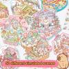 50 Styles Miniature Scene Landscape Stickers Three-Dimensional House Stickers Toys Girls Birthday Gifts