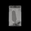 Transparent ID Tag Badge Holder with Badge Reel Card Sleeve Protective Case Stretch Double Cards Slots with Keychain