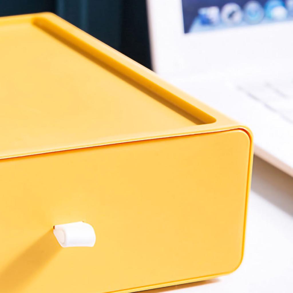 Stolní úložný box Zásuvkový design Vysoká nosnost Stohovatelný Stolní organizér Úložný box pro