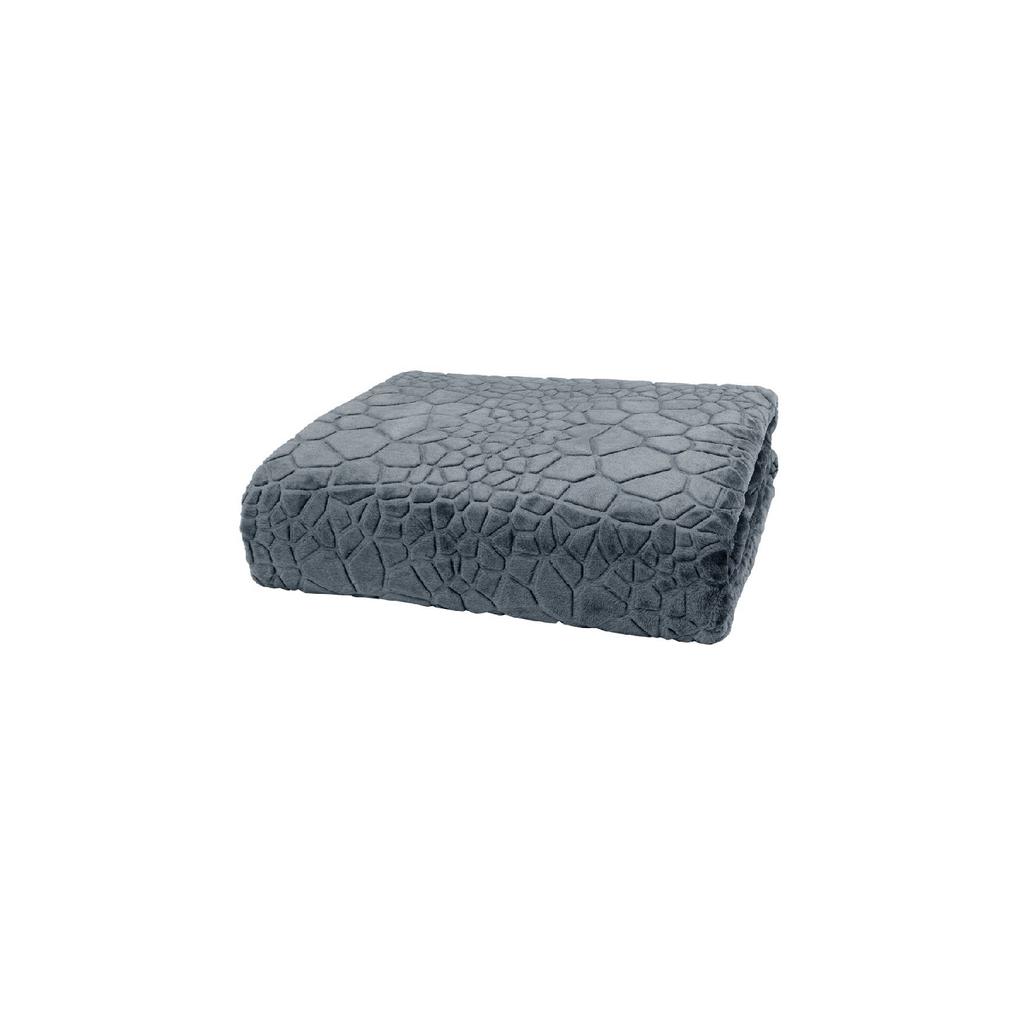 Meave Double Emboss Decke – Grau