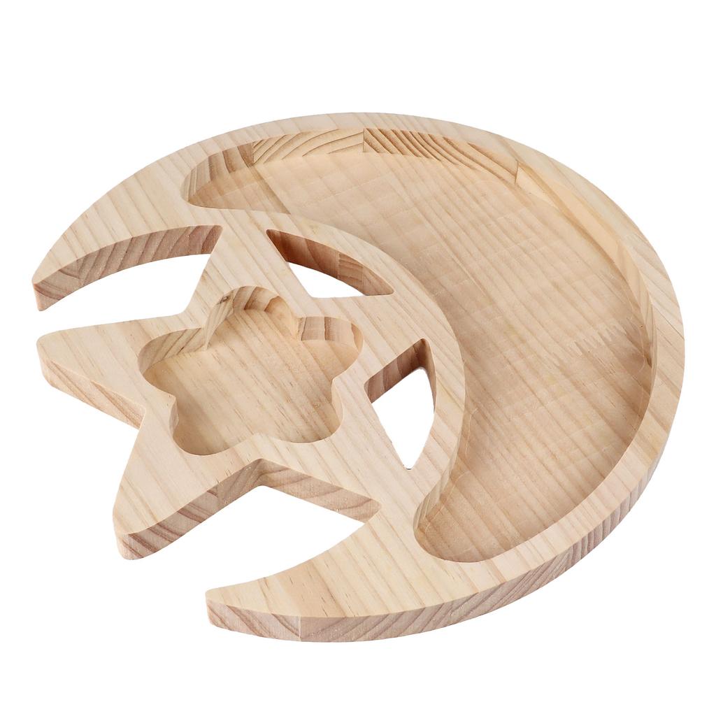 Wooden Crystal Tray Decorative Multifunctional Crystal Holder Display Dish for Stones Essential Oil Jewelry